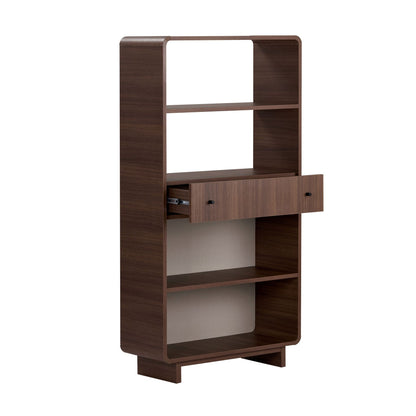 Βιβλιοθήκη Καρυδί 78x153x34 εκ 632NRD1118