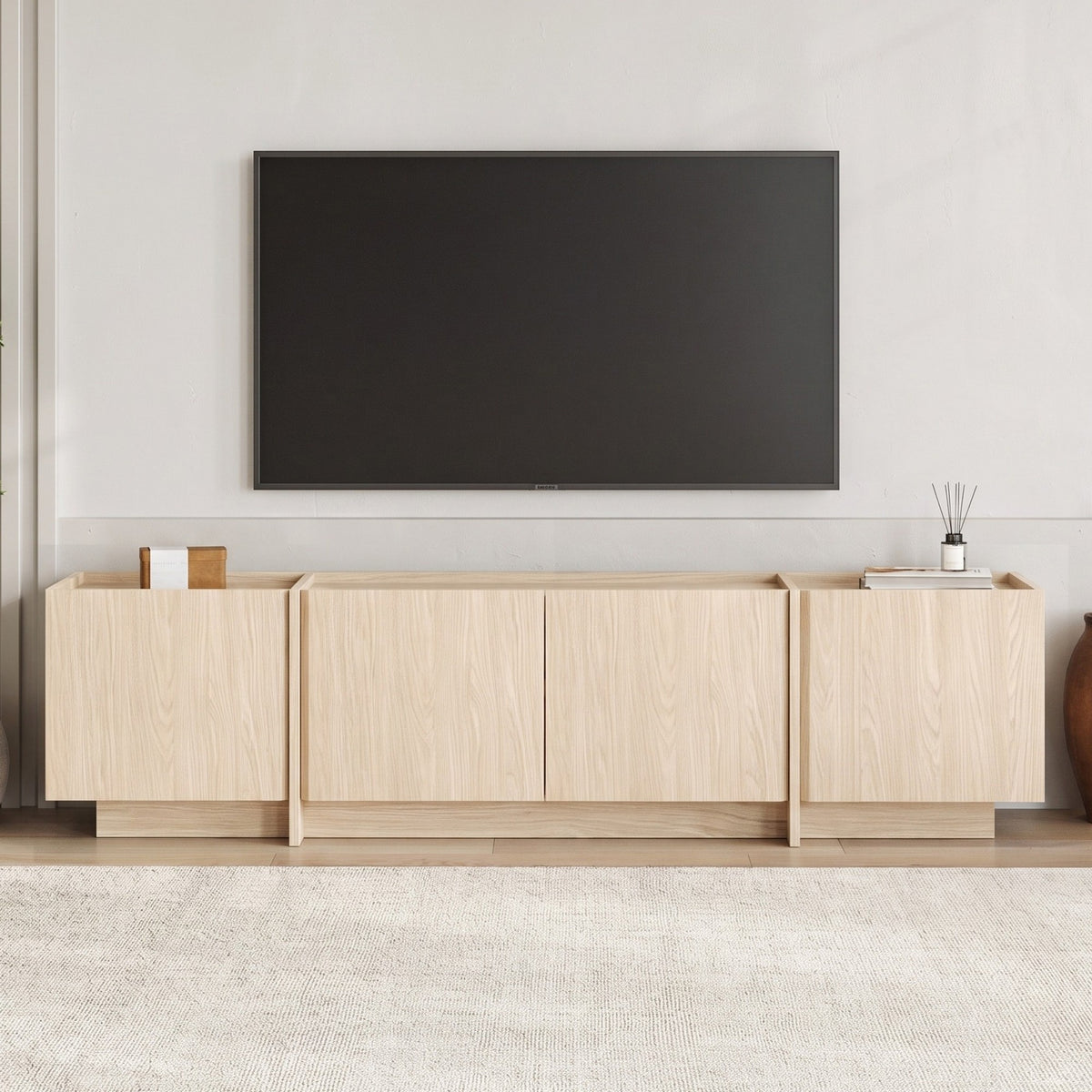 Έπιπλο Τηλεόρασης 180 × 46 × 35 Δρυς Πουσούλα 632NRD1160