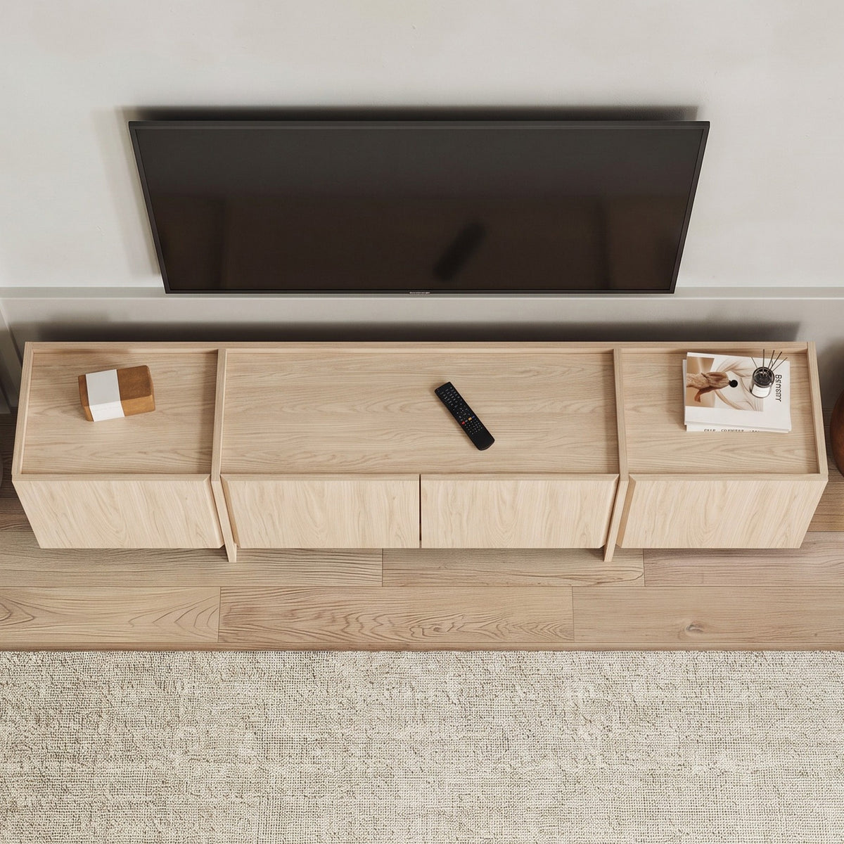 Έπιπλο Τηλεόρασης 180 × 46 × 35 Δρυς Πουσούλα 632NRD1160