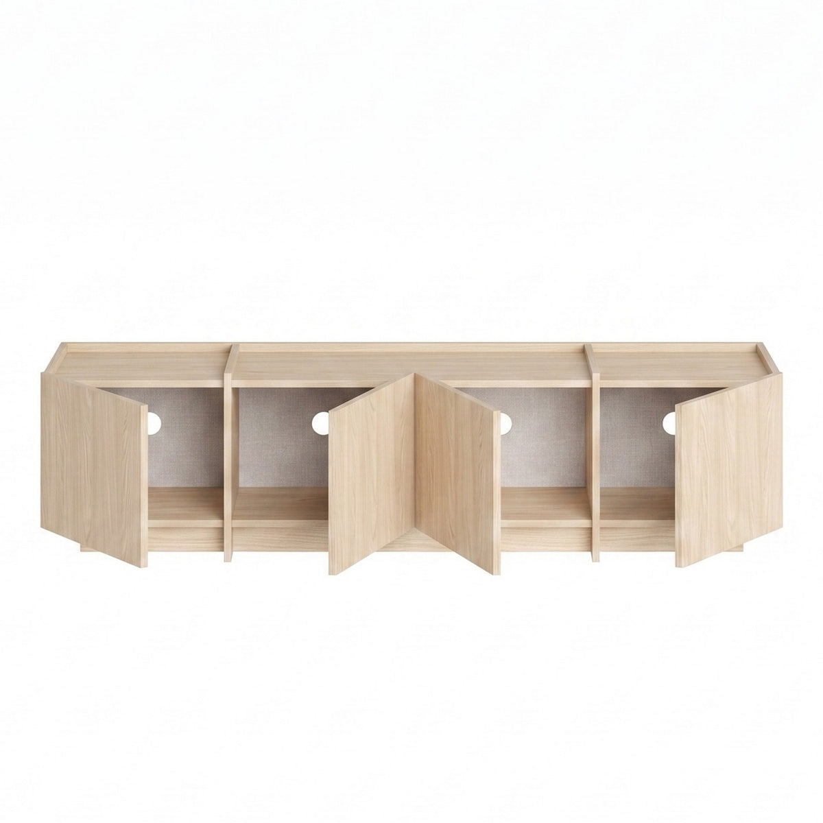 Έπιπλο Τηλεόρασης 180 × 46 × 35 Δρυς Πουσούλα 632NRD1160
