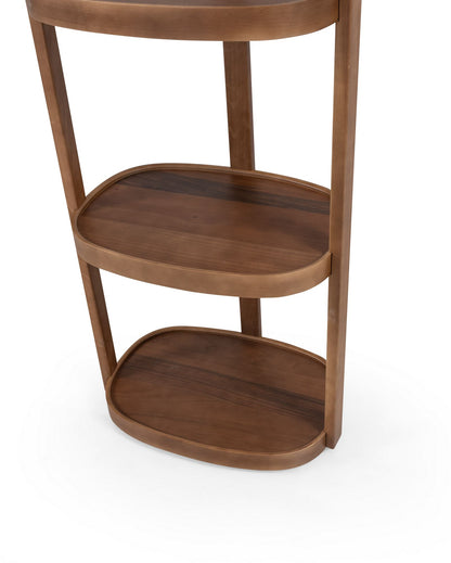 Βιβλιοθήκη Καρυδί 55x150x38 εκ 643MRL1504