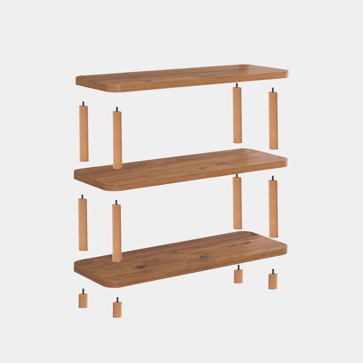 Βιβλιοθήκη 80 × 28 × 75 εκ. Atlantic Pine GR688DRA1204