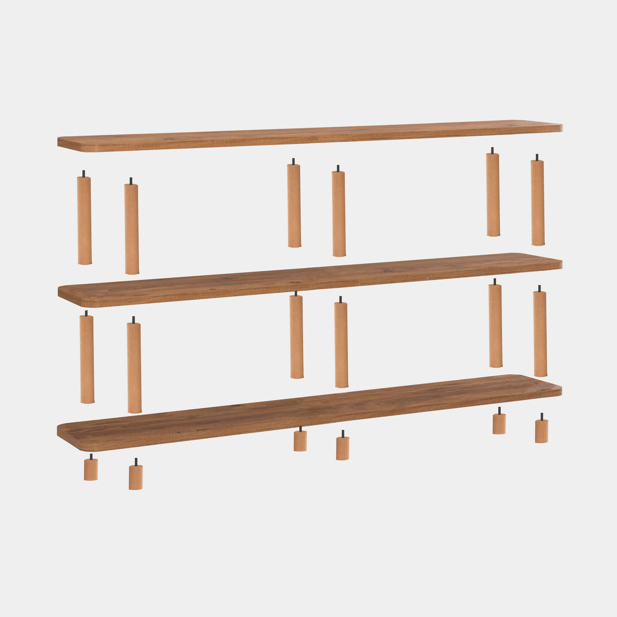 Βιβλιοθήκη 180 × 35 × 74,9 εκ. Atlantic Pine GR688DRA1206