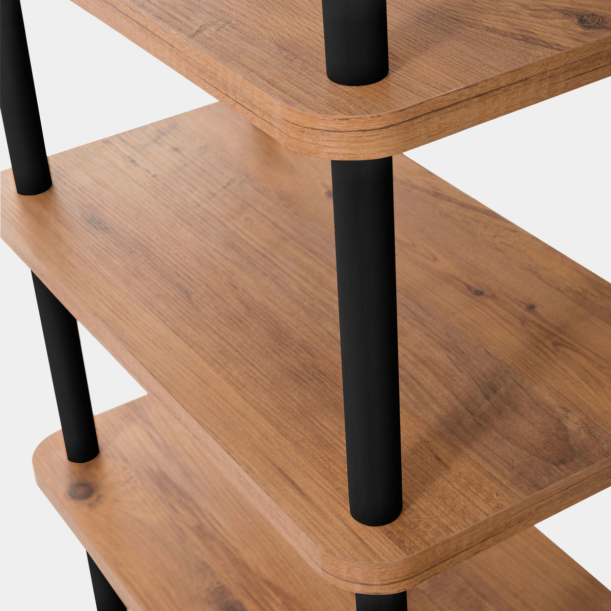 Βιβλιοθήκη 80 × 28 × 168,5 εκ. Μαύρο Atlantic Pine GR688DRA1207