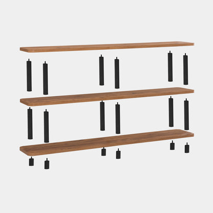 Βιβλιοθήκη 150 × 35 × 74,9 εκ. Μαύρο Atlantic Pine GR688DRA1209