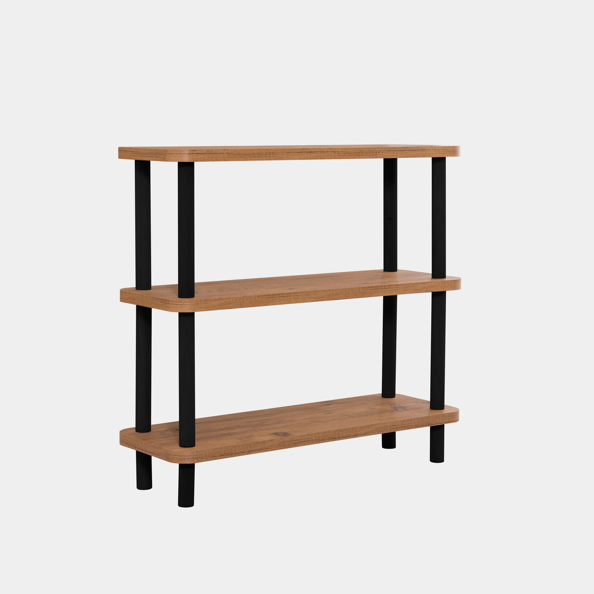 Βιβλιοθήκη 80 × 28 × 75 εκ. Μαύρο Atlantic Pine GR688DRA1210