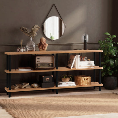 Βιβλιοθήκη 180 × 35 × 74,9 εκ. Μαύρο Atlantic Pine GR688DRA1212