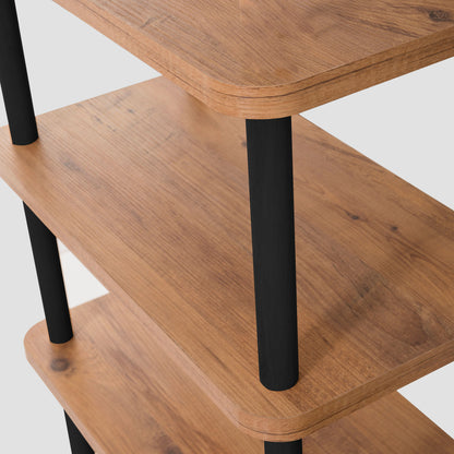 Βιβλιοθήκη 180 × 35 × 74,9 εκ. Μαύρο Atlantic Pine GR688DRA1212