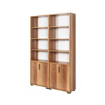 Βιβλιοθήκη Καρυδί 120x2x30 εκ 707DWL1237