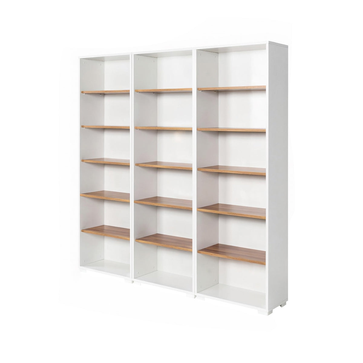 Βιβλιοθήκη Λευκό Καρυδί 180x2x30 εκ 707DWL1240