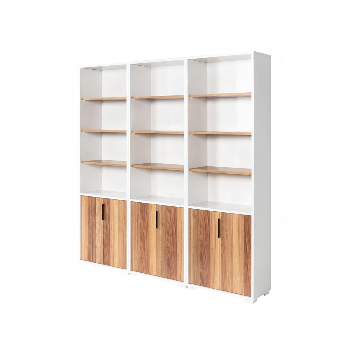 Βιβλιοθήκη Λευκό Καρυδί 180x2x30 εκ 707DWL1280