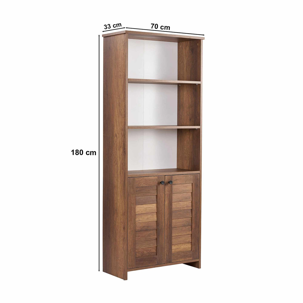 Βιβλιοθήκη 70 × 33 × 180 εκ. Καρυδί GR735LGN1005