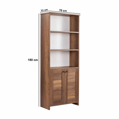 Βιβλιοθήκη 70 × 33 × 180 εκ. Καρυδί GR735LGN1005