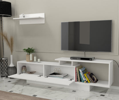 Έπιπλο Τηλεόρασης TV Βάση Σύνθεση Λευκό | 745DCD3029