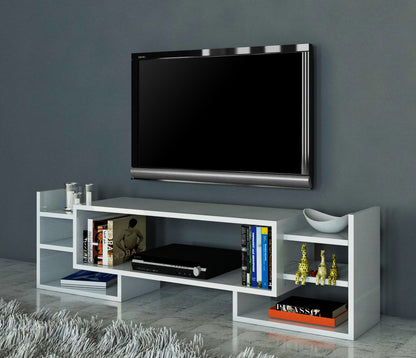 Έπιπλο Τηλεόρασης TV Βάση Σύνθεση Λευκό | 745DCD3046
