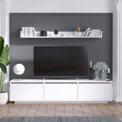 Έπιπλο Τηλεόρασης TV Βάση Σύνθεση Λευκό | 746JUG3003