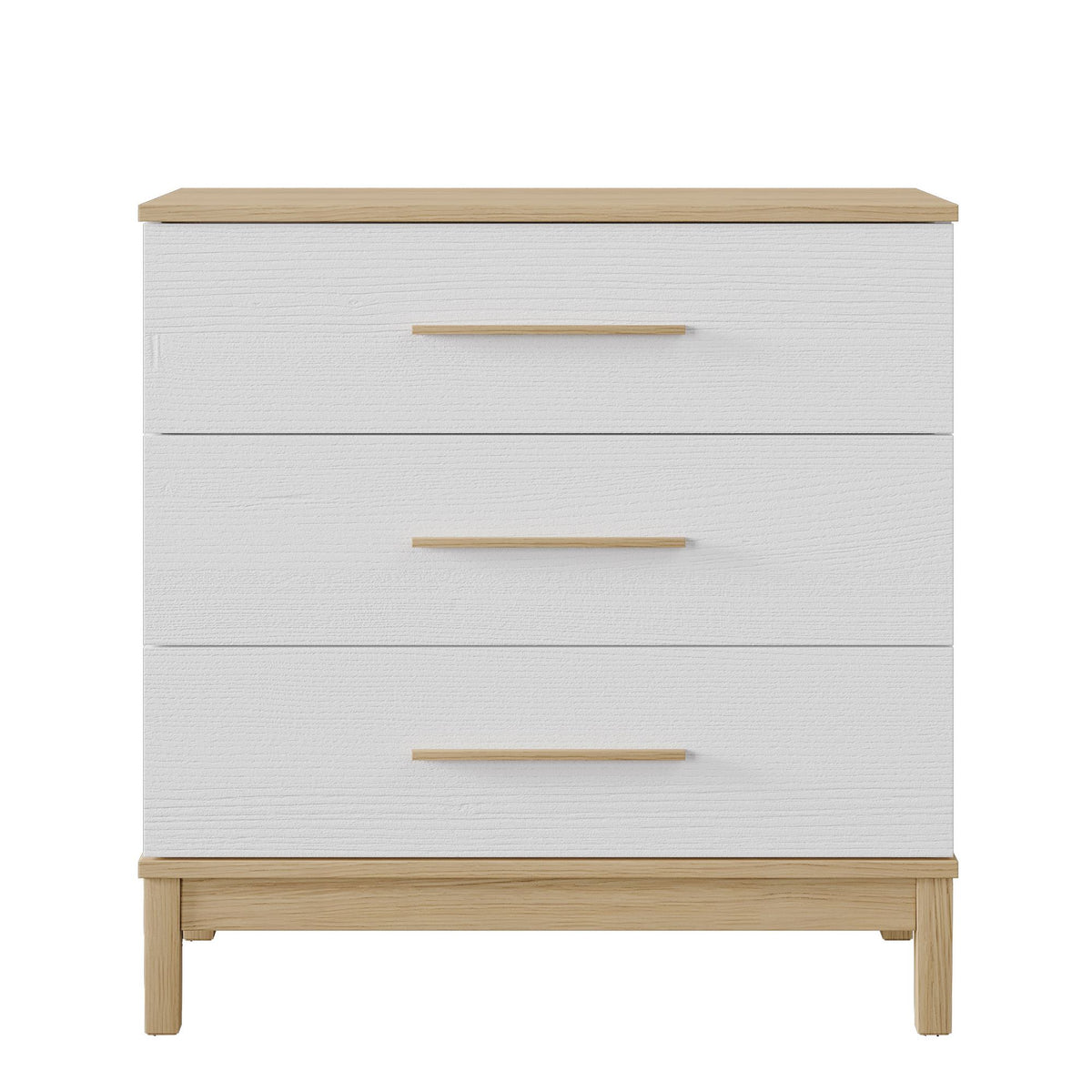 Συρταριέρα 90x91.75x48 εκ Wood / White Oak 762SRN1023