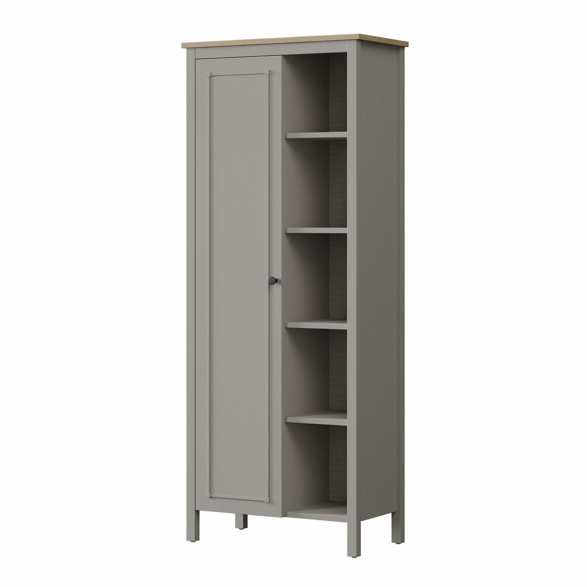 Βιβλιοθήκη Γκρι Δρυς 71x179.5x39.5 εκ 762SRN1032