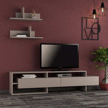 Έπιπλο Τηλεόρασης TV Βάση Σύνθεση Light Mocha | 776HMS3017