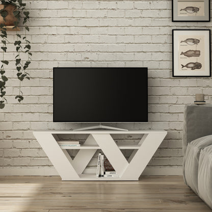 Έπιπλο Τηλεόρασης TV Βάση Σύνθεση Λευκό | 776HMS3036