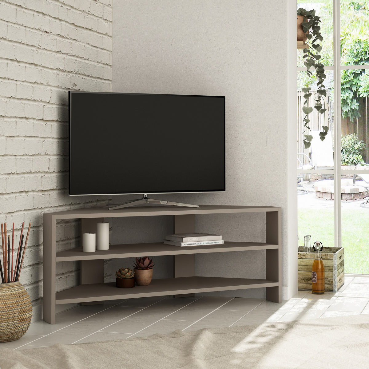 Έπιπλο Τηλεόρασης TV Βάση Σύνθεση Light Mocha | 776HMS3042