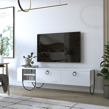 Έπιπλο Τηλεόρασης TV Βάση Σύνθεση Λευκό | 776HMS3052