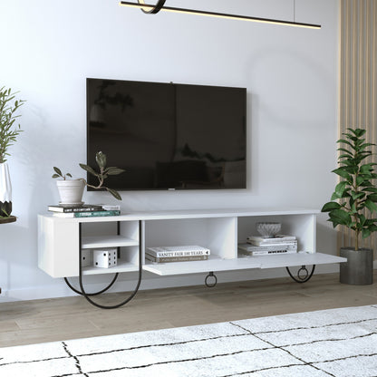 Έπιπλο Τηλεόρασης TV Βάση Σύνθεση Λευκό | 776HMS3052