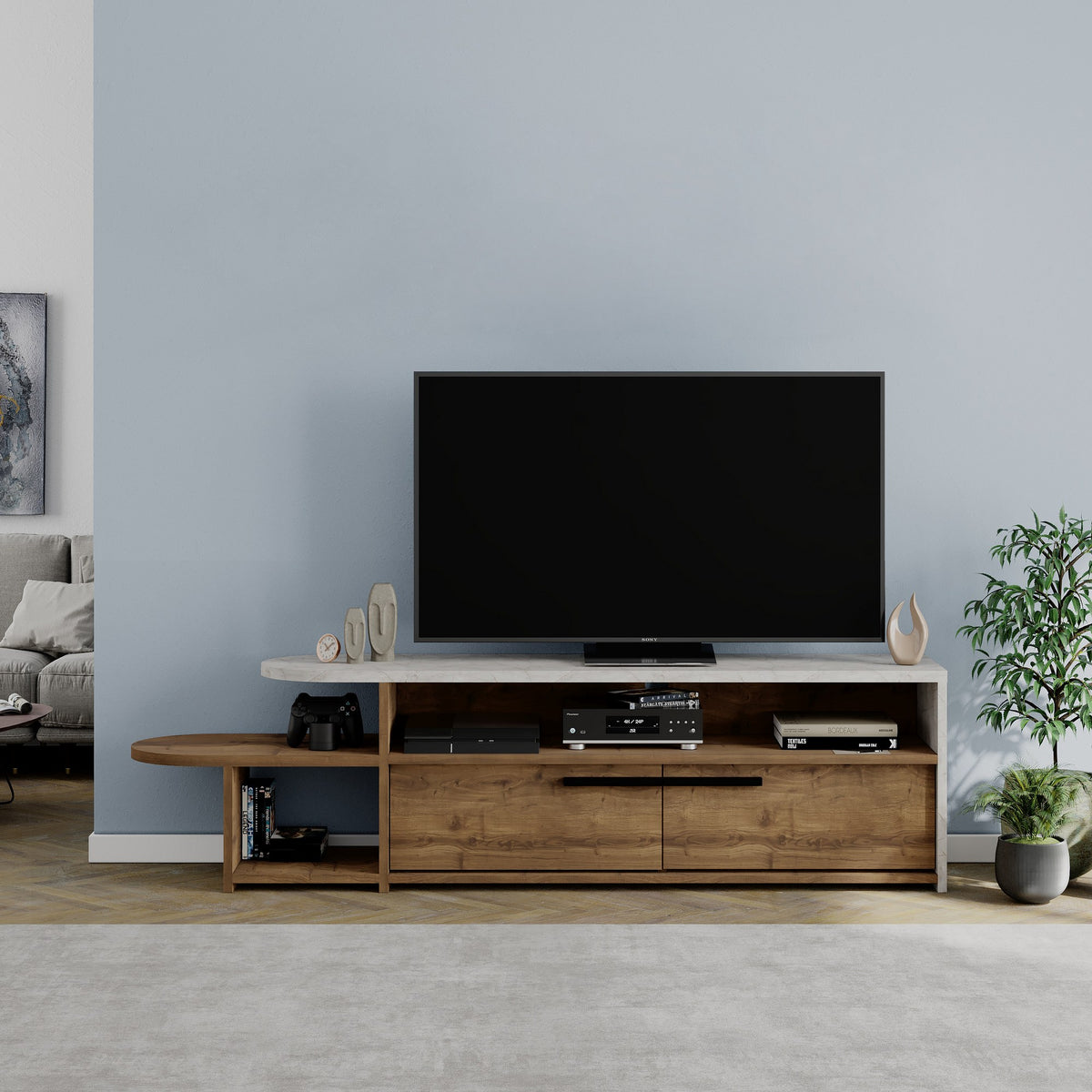 Έπιπλο Τηλεόρασης TV Βάση Σύνθεση Lagina Hitit | 776HMS3110