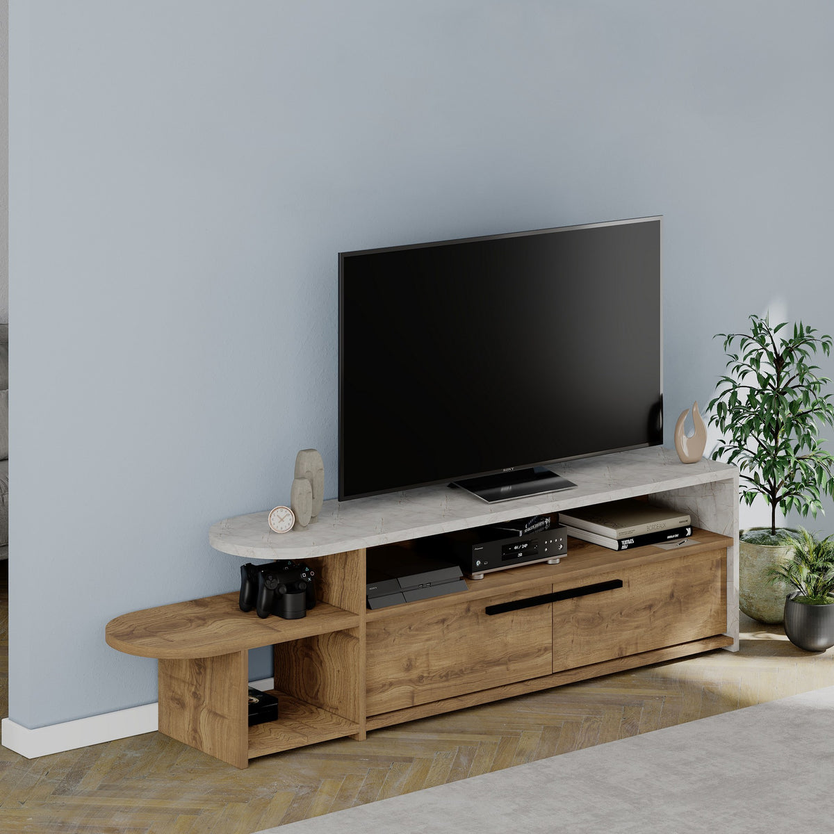 Έπιπλο Τηλεόρασης TV Βάση Σύνθεση Lagina Hitit | 776HMS3110