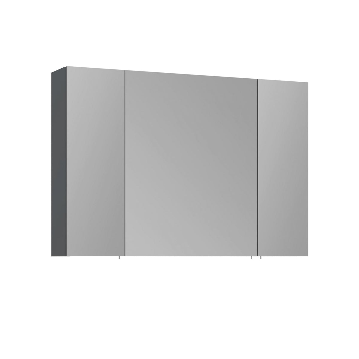 Ντουλάπι Καθρέφτης Μπάνιου 100x66x16 εκ. Matte Anthracite | 785PNC1179