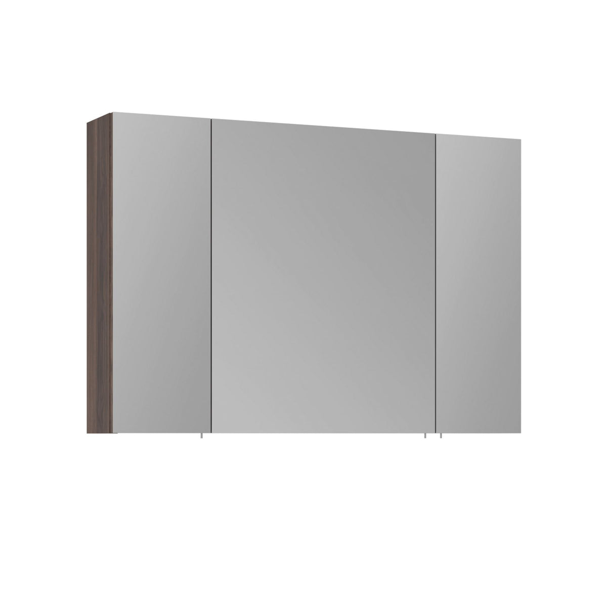 Ντουλάπι Καθρέφτης Μπάνιου 100x66x16 εκ. Dark Walnut | 785PNC1181