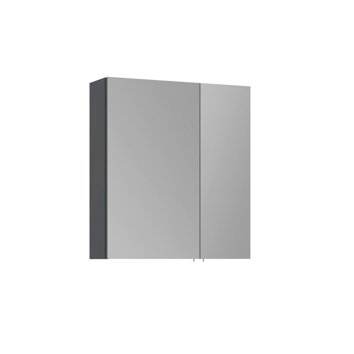 Ντουλάπι Καθρέφτης Μπάνιου 60x66x16 εκ. Matte Anthracite | 785PNC1187