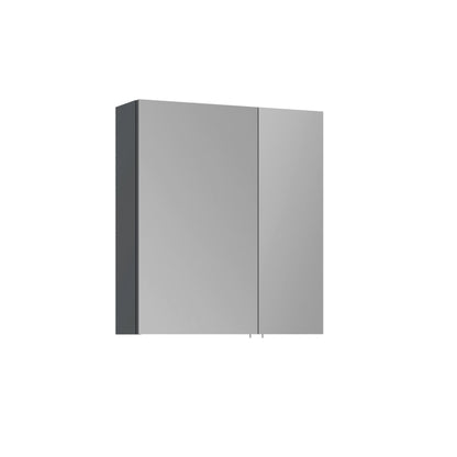 Ντουλάπι Καθρέφτης Μπάνιου 60x66x16 εκ. Matte Anthracite | 785PNC1187