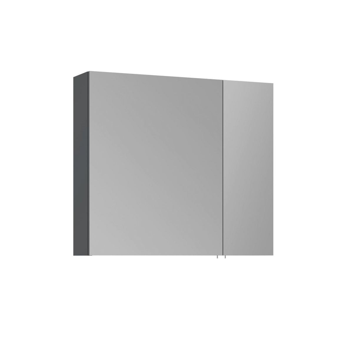 Ντουλάπι Καθρέφτης Μπάνιου 79x66x16 εκ. Matte Anthracite | 785PNC1191