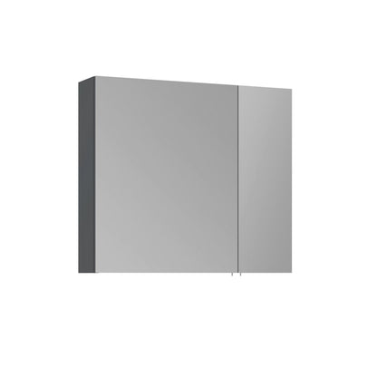 Ντουλάπι Καθρέφτης Μπάνιου 79x66x16 εκ. Matte Anthracite | 785PNC1191