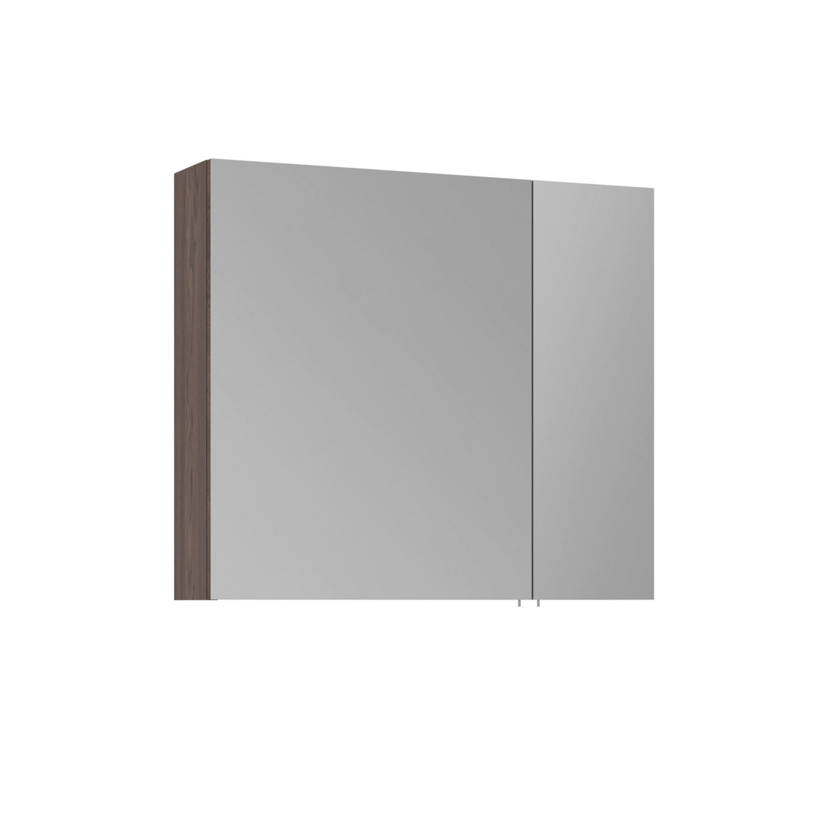 Ντουλάπι Καθρέφτης Μπάνιου 79x66x16 εκ. Dark Walnut | 785PNC1193