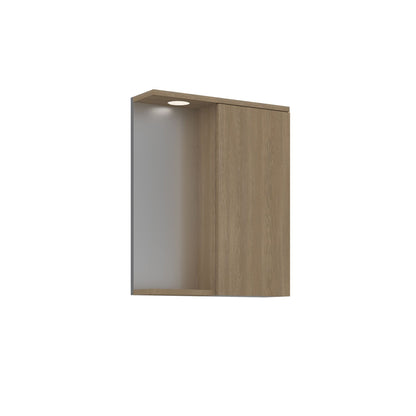 Ντουλάπι Καθρέφτης Μπάνιου 56x68x18 εκ. Sonomo Oak | 785PNC1242