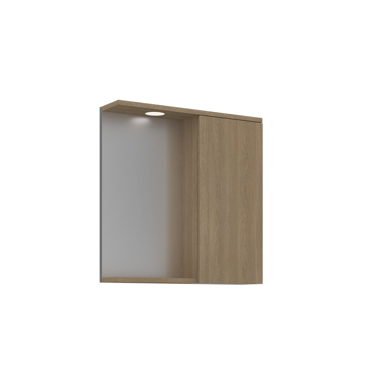 Ντουλάπι Καθρέφτης Μπάνιου 63x68x18 εκ. Sonomo Oak | 785PNC1245