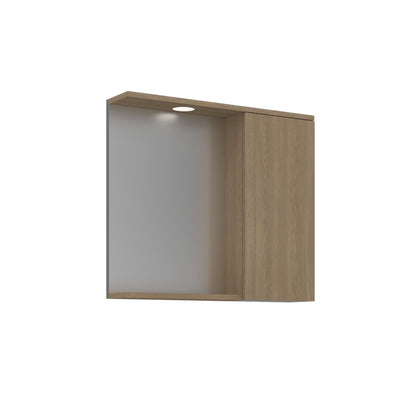 Ντουλάπι Καθρέφτης Μπάνιου 75x68x18 εκ. Sonomo Oak | 785PNC1248