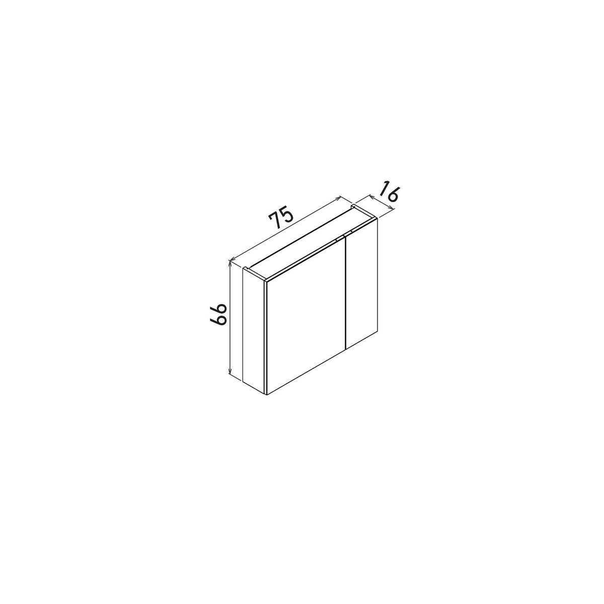 Έπιπλο Μπάνιου με Καθρέφτη σε χρώμα Ματ Ανθρακί, 785PNC1261.