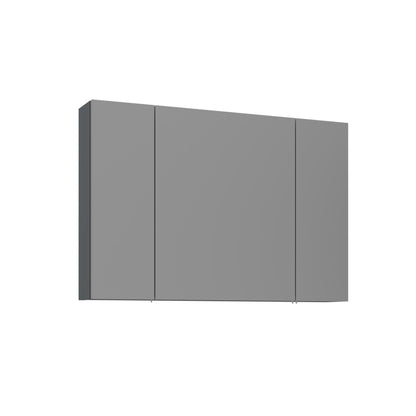 Ντουλάπι Καθρέφτης Μπάνιου 97x66x16 εκ. Matte Anthracite | 785PNC1288
