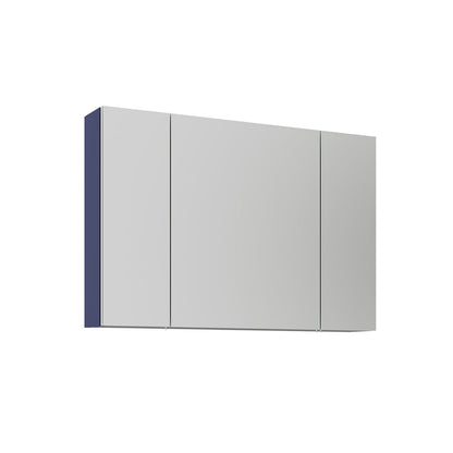Ντουλάπι Καθρέφτης Μπάνιου 97x66x16 εκ. Matte Navy Blue | 785PNC1292