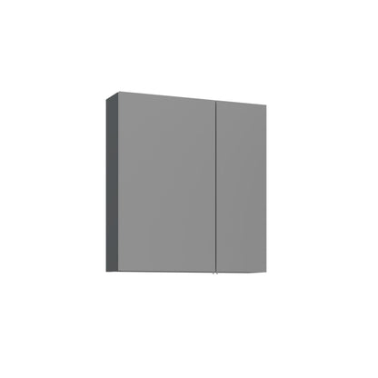 Ντουλάπι Καθρέφτης Μπάνιου 60x66x16 εκ. Matte Anthracite | 785PNC1298