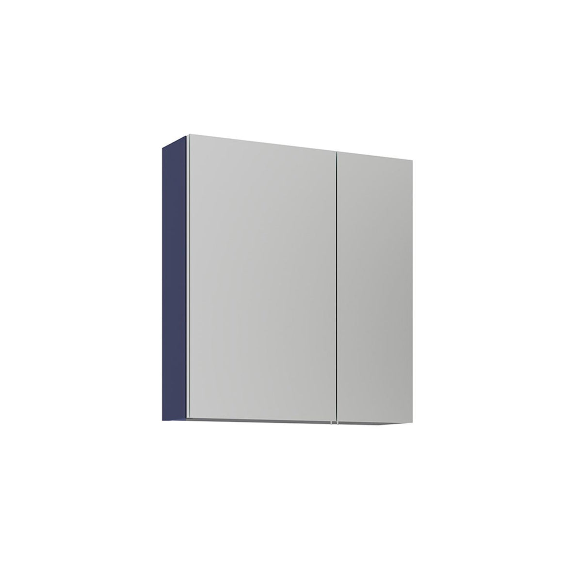 Ντουλάπι Καθρέφτης Μπάνιου 60x66x16 εκ. Matte Navy Blue | 785PNC1302