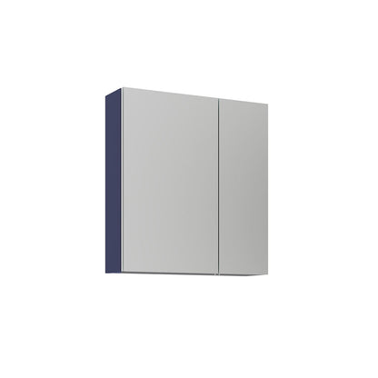 Ντουλάπι Καθρέφτης Μπάνιου 60x66x16 εκ. Matte Navy Blue | 785PNC1302