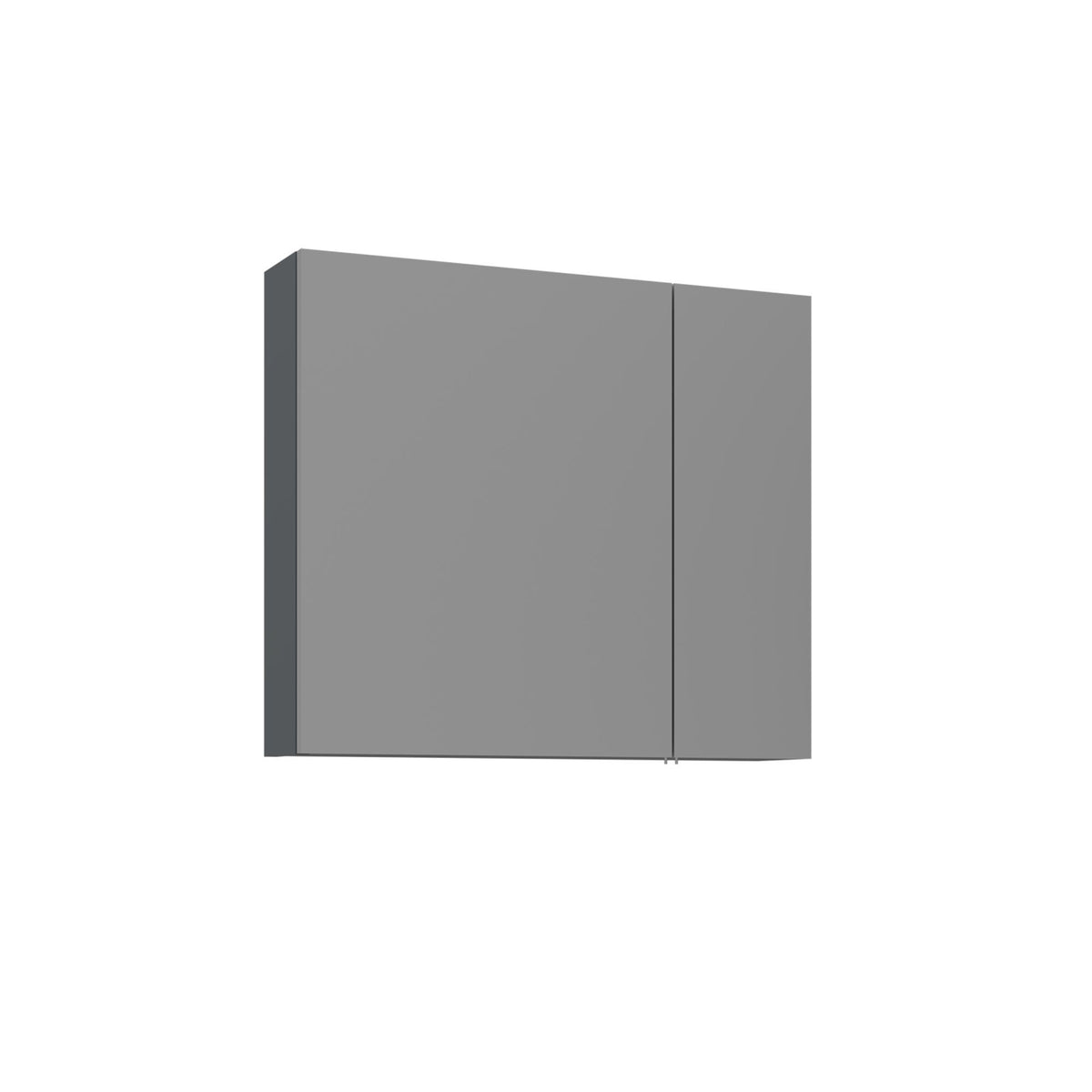 Ντουλάπι Καθρέφτης Μπάνιου 75x66x16 εκ. Matte Anthracite | 785PNC1303