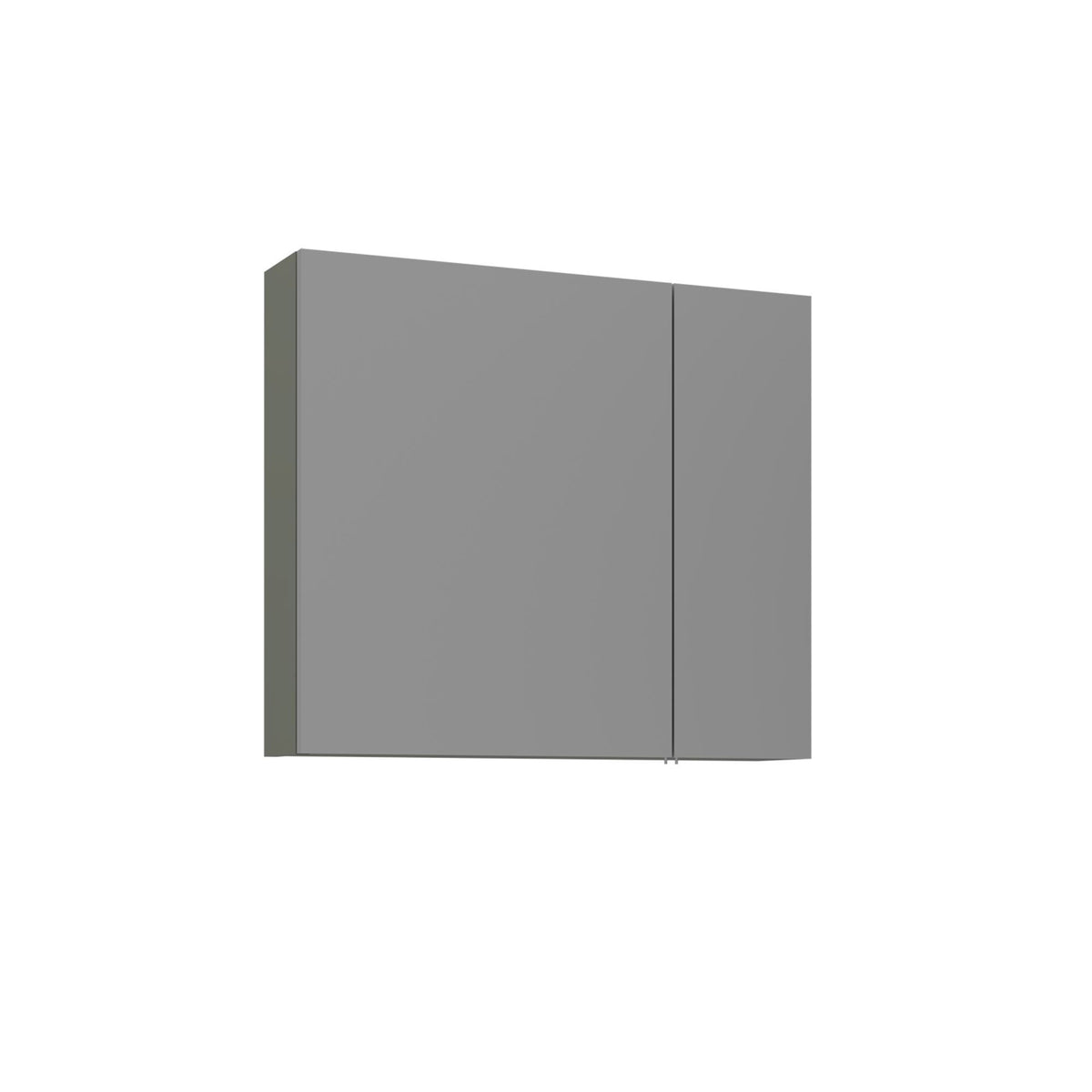 Ντουλάπι Καθρέφτης Μπάνιου 75x66x16 εκ. Matte Green | 785PNC1306