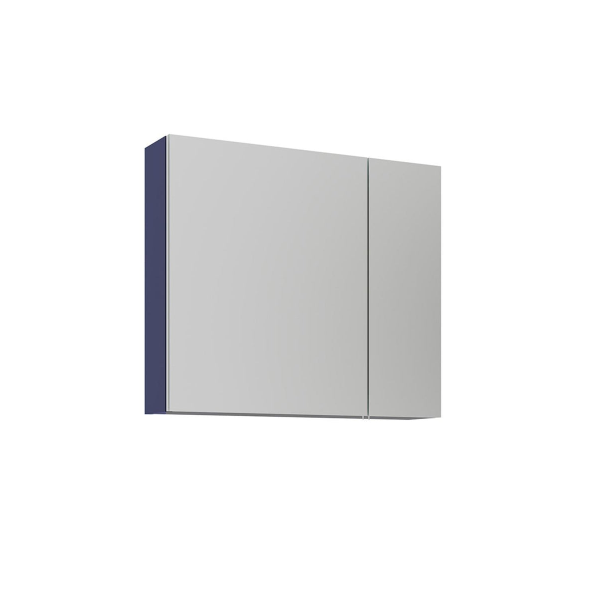 Ντουλάπι Καθρέφτης Μπάνιου 75x66x16 εκ. Matte Navy Blue | 785PNC1307