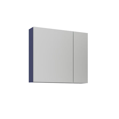Ντουλάπι Καθρέφτης Μπάνιου 75x66x16 εκ. Matte Navy Blue | 785PNC1307