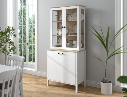 Βιβλιοθήκη 83 × 47 × 194 εκ. Wooden Λευκό GR787CDL1510